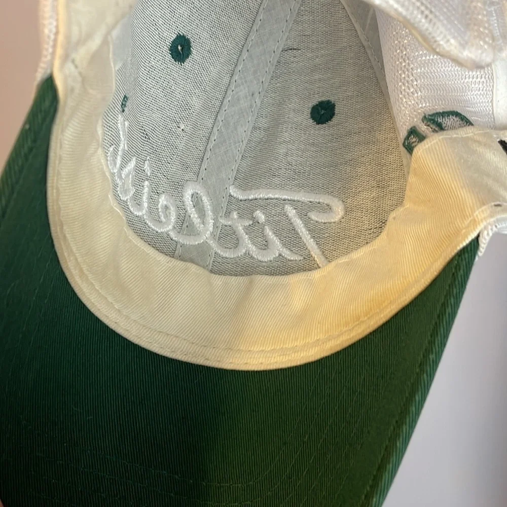 Titleist Foot Joy Green White Mesh Back Baseball Hat Cap OS